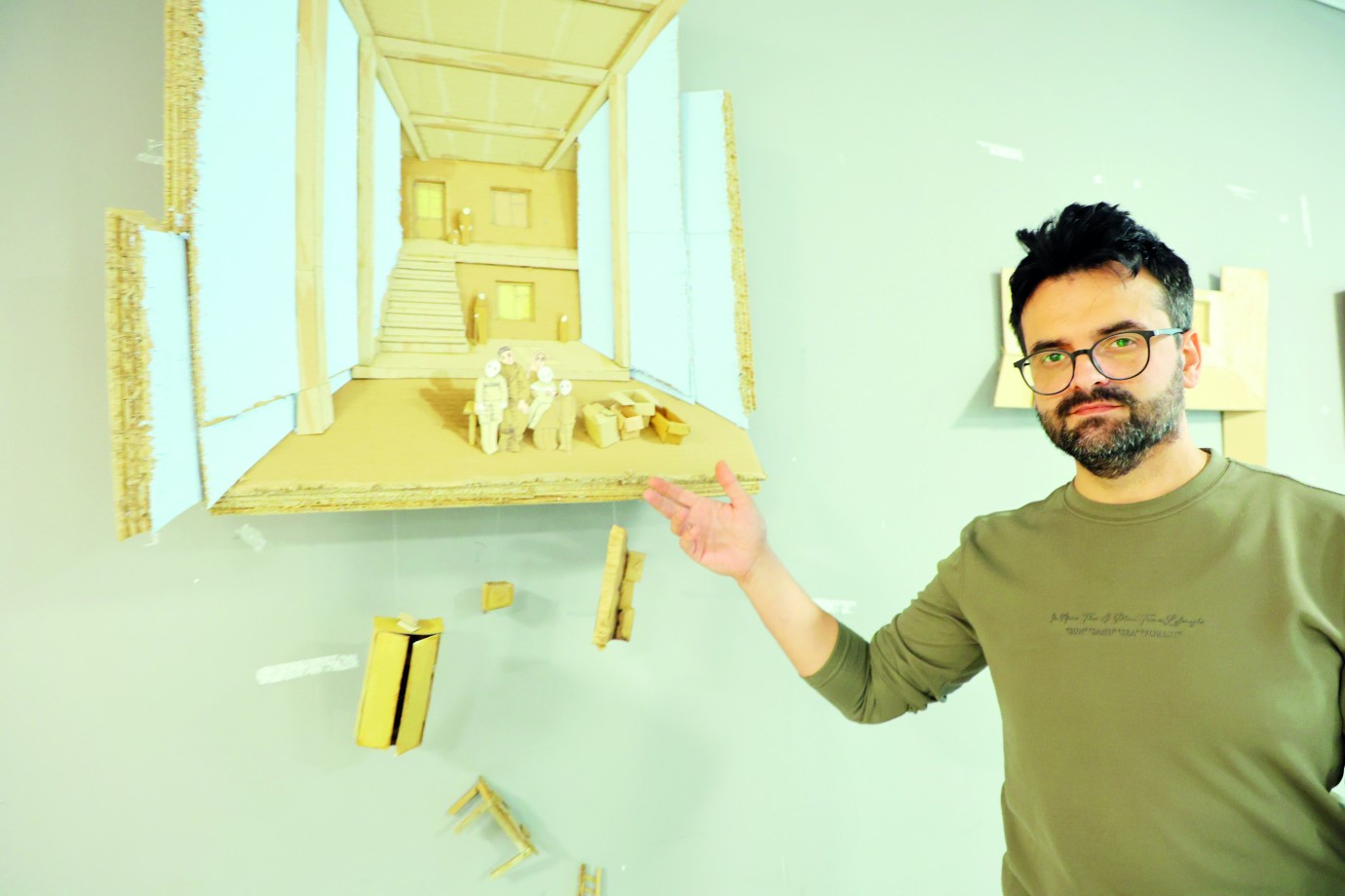'Filistin'in sessiz duvarları' sergisi açıldı