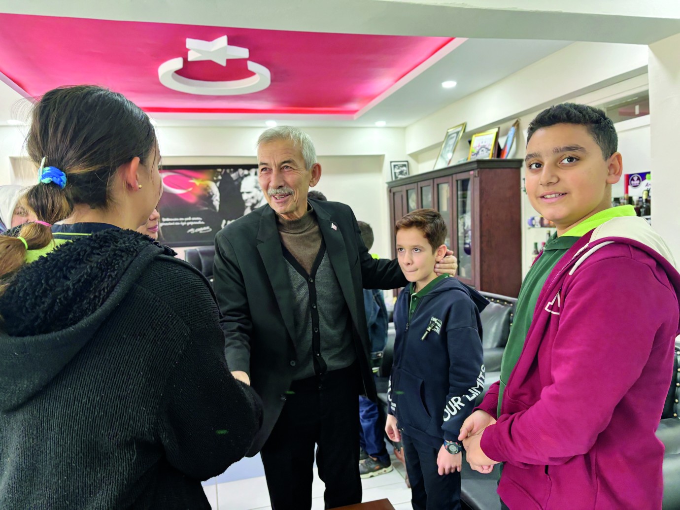 H. Sadık Polat Ortaokulu’ndan Başkan Cömertoğlu’na ziyaret