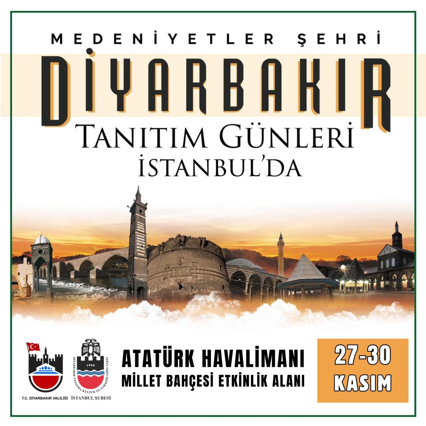 Diyarbakır Tanıtım Günleri 27 Kasım’da başlıyor