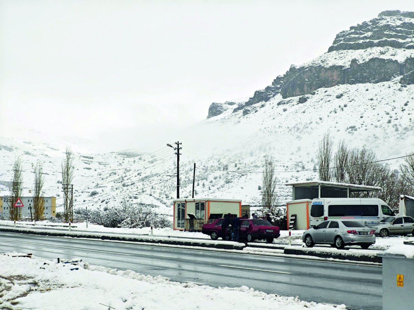 Malatya’da Kar Yağışı Etkili Oldu
