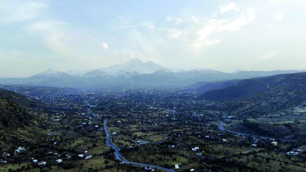 Erciyes’in eteklerinde sonbahar güzelliği