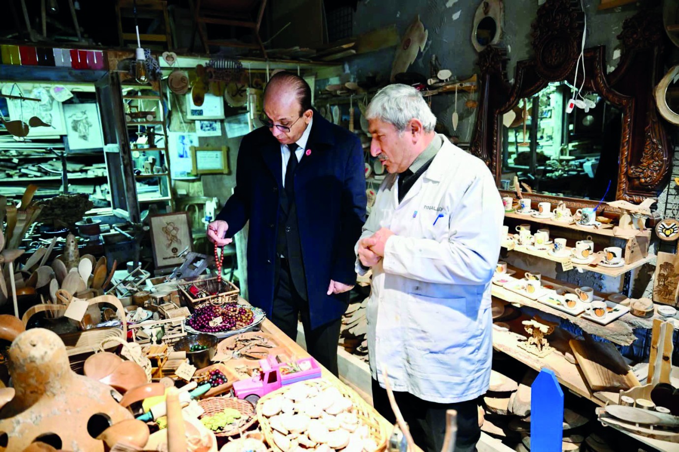 Başkan Geçit’ten geleneksel el sanatları ustalarına ziyaret