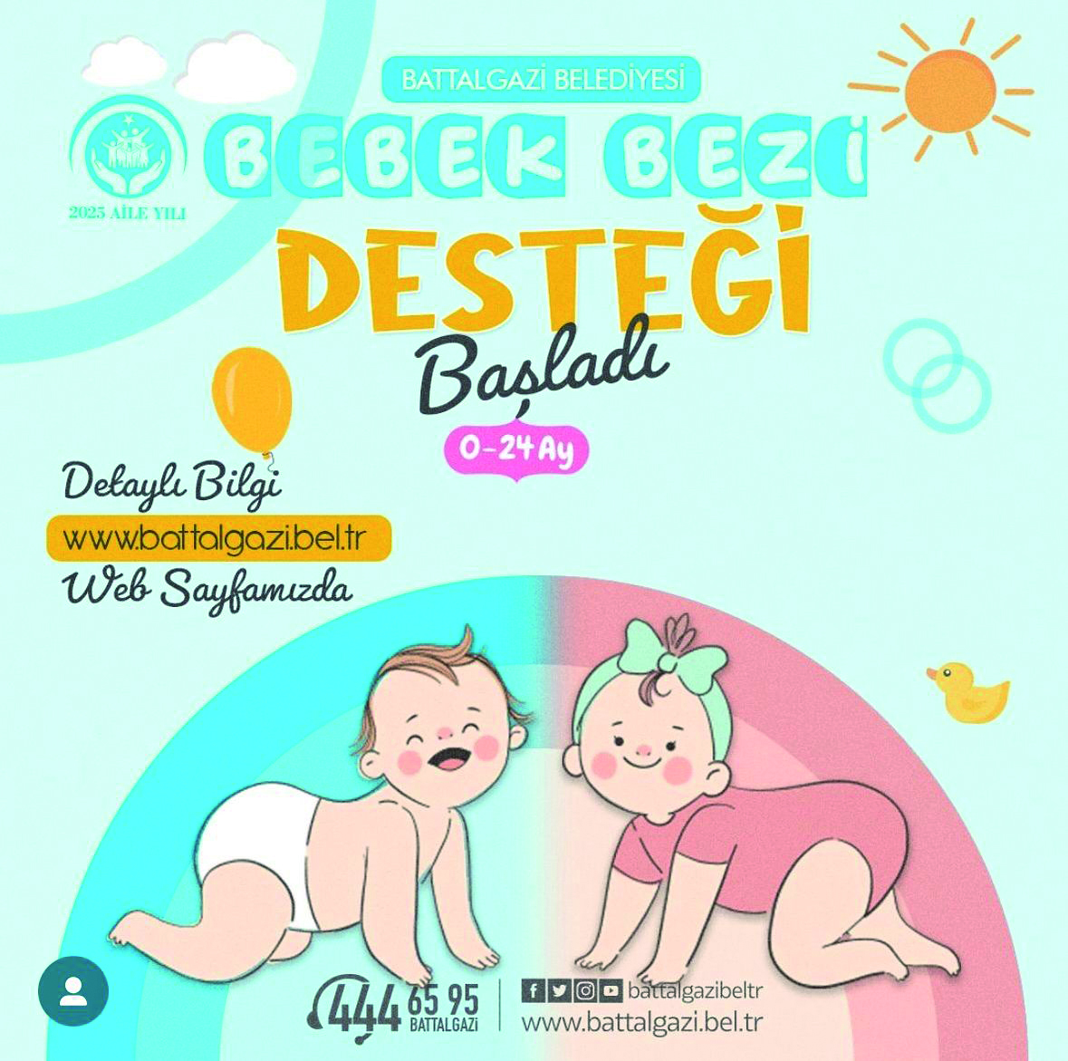 Battalgazi Belediyesi binlerce ailenin yüzünü güldürüyor