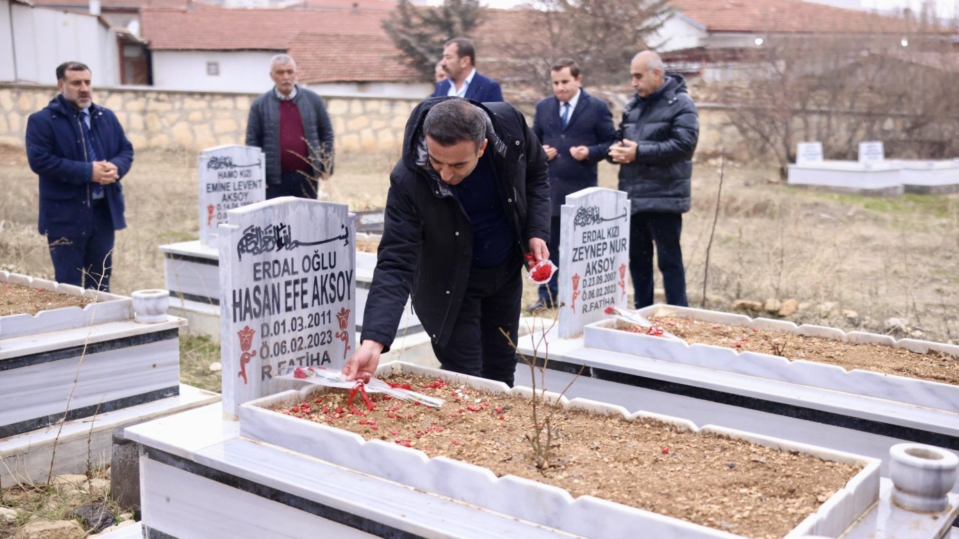 Akçadağ'da 6 Şubat deprem şehitleri anıldı