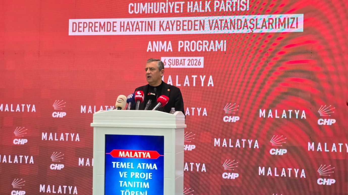 CHP Genel Başkanı Özgür Özel Malatya’da konuştu