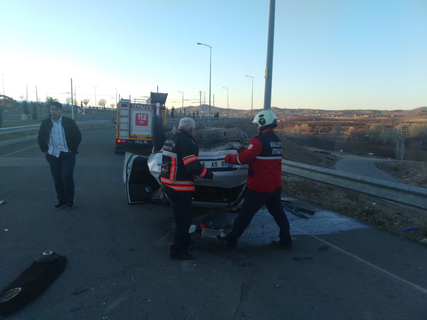 Malatya’da trafik kazası: 3 yaralı