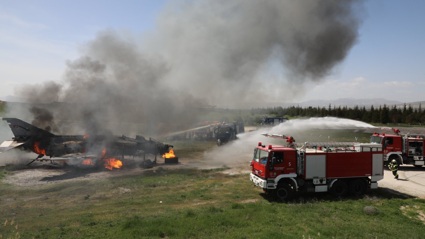 7’nci Ana Jet Üssü’nde nefes kesen tatbikat