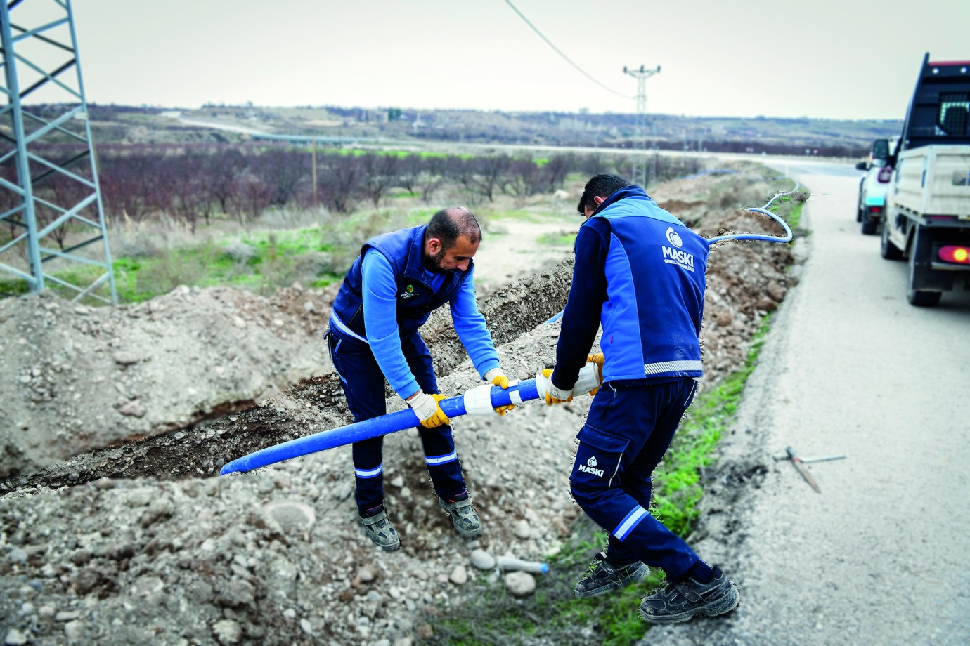 Yazıhan Boyaca ve Cendere Mahalleleri İçme Suyu Hattı Yenilendi