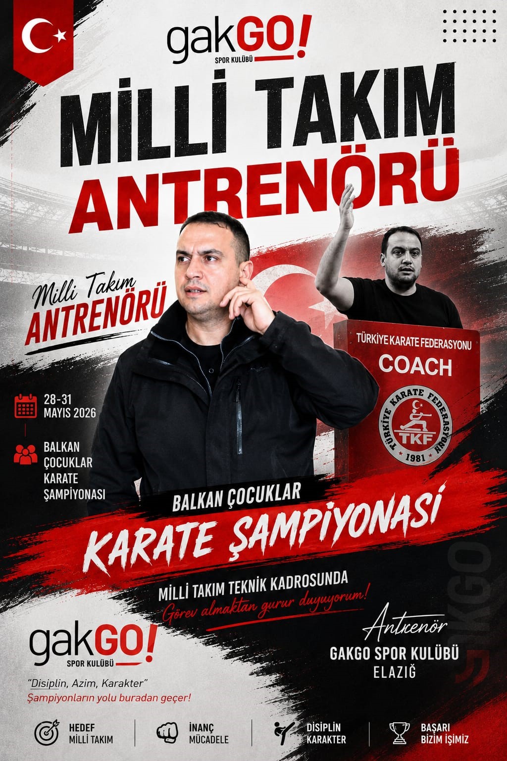 Elazığlı antrenöre milli görev