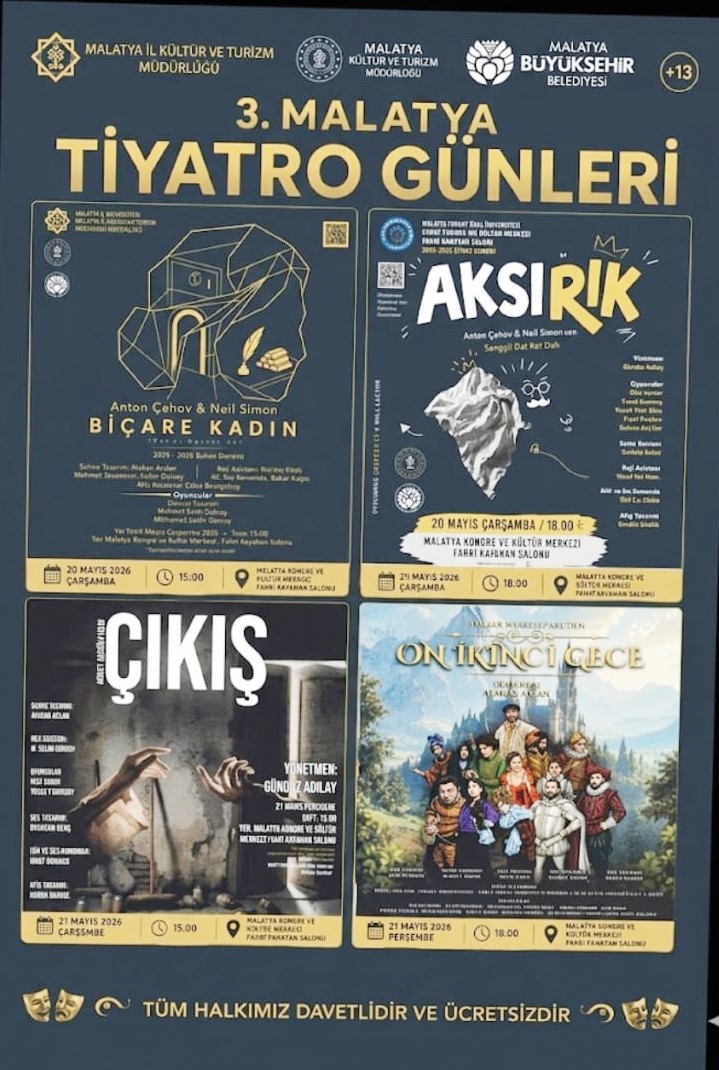 Malatya Tiyatro Günleri için geri sayım