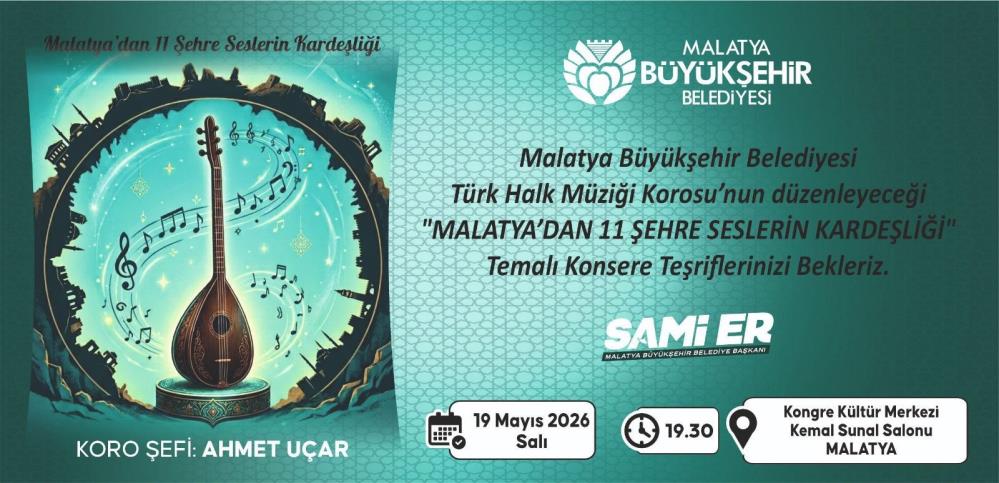 Malatya’da türkü gecesi: “Seslerin Kardeşliği” konseri düzenlenecek