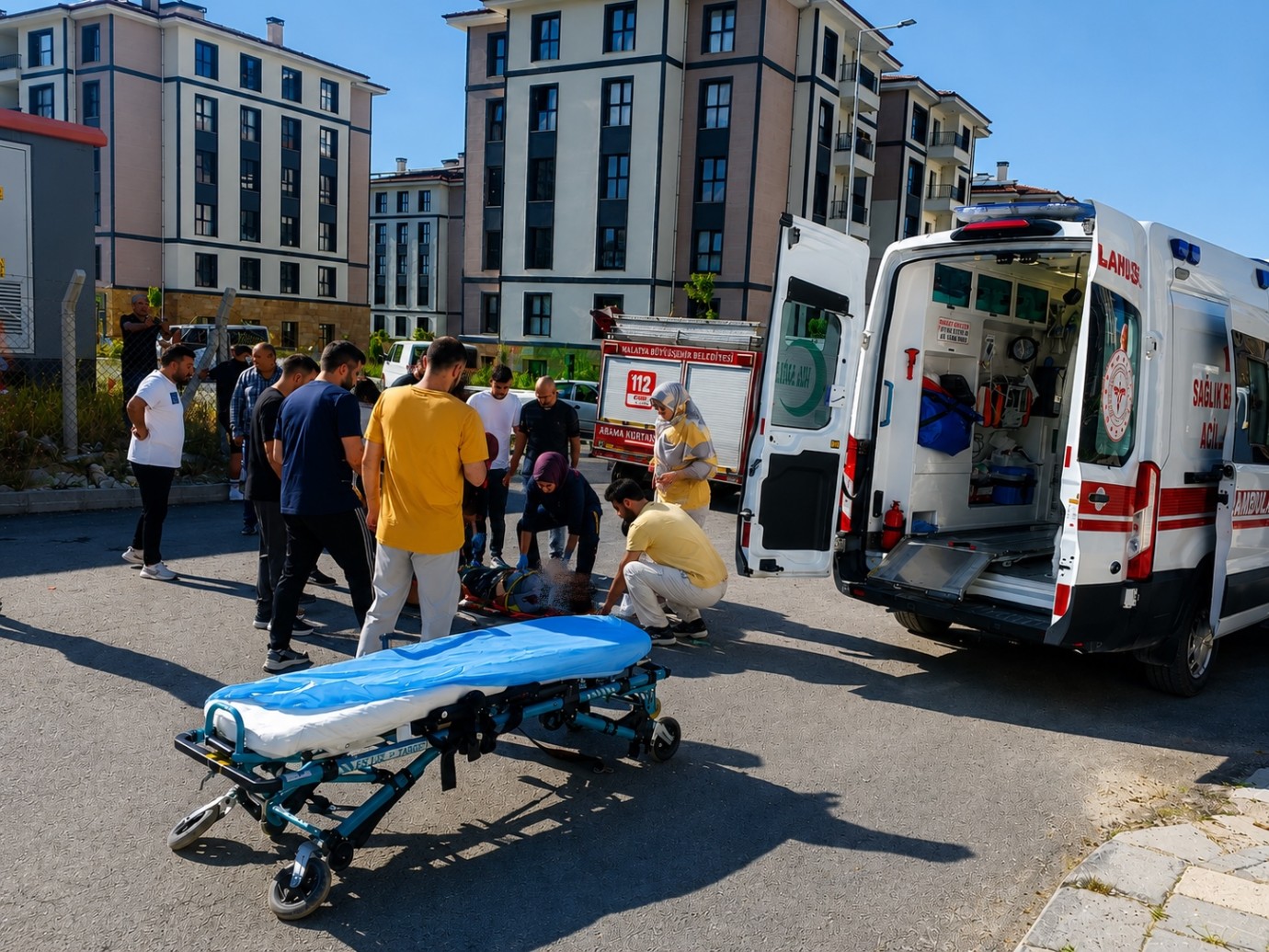 Malatya’da otomobil ile motosiklet çarpıştı: 1 yaralı