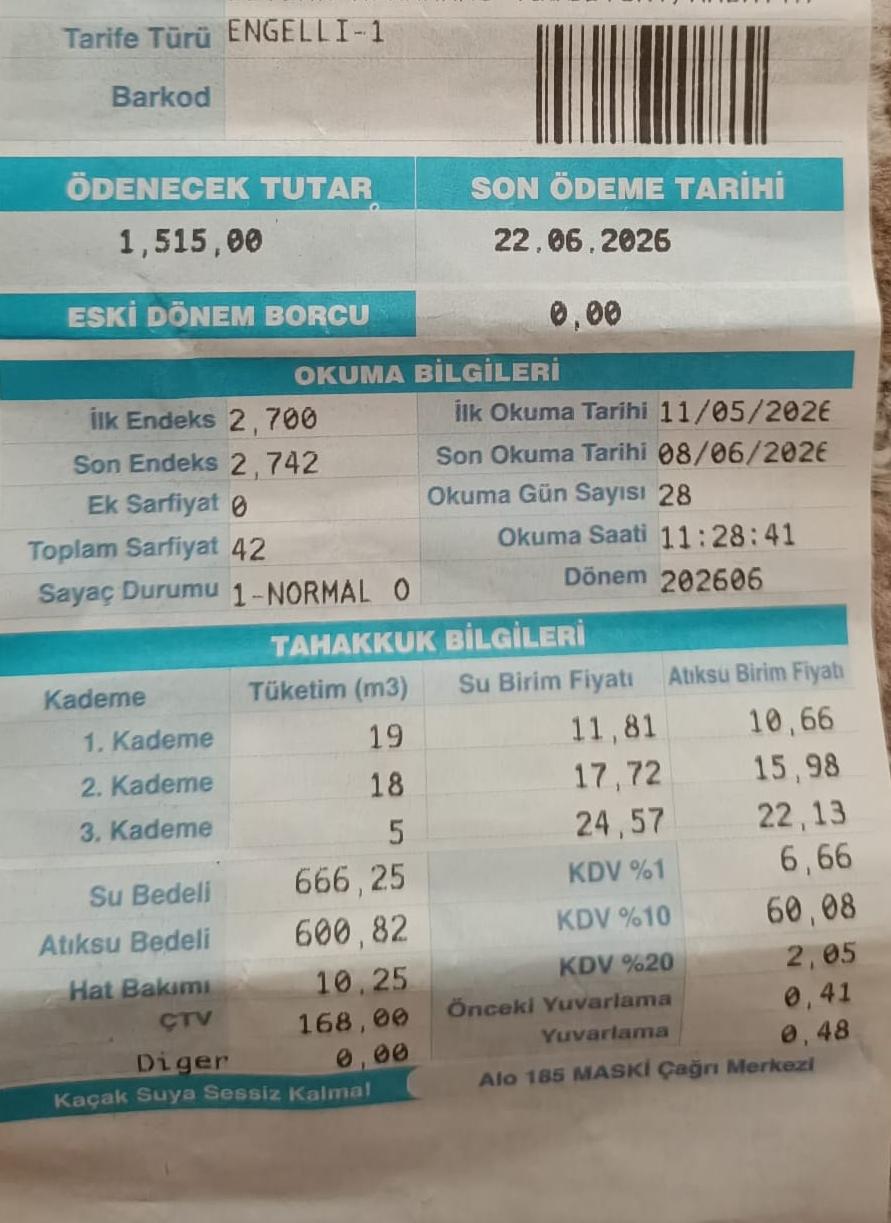 Özalper Mahallesi’nde yüksek su faturası tepkisi: Vatandaşlar inceleme istiyor