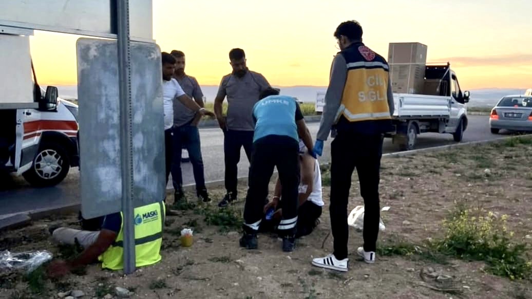 Kuzey Çevreyolu’nda kaza: 2 yaralı
