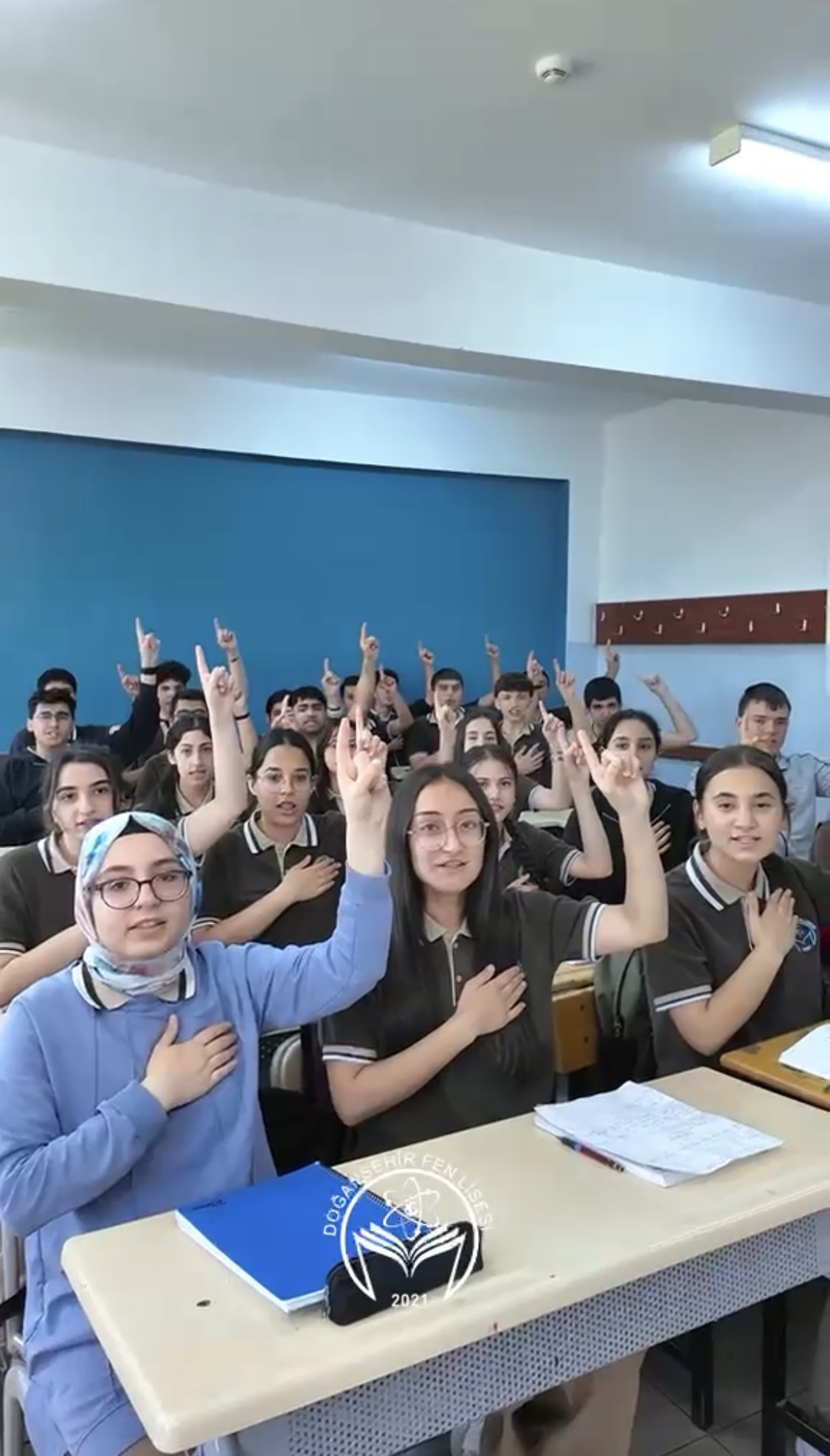 Malatyalı öğrencilerden A Milli Takım’a Dünya Kupası desteği