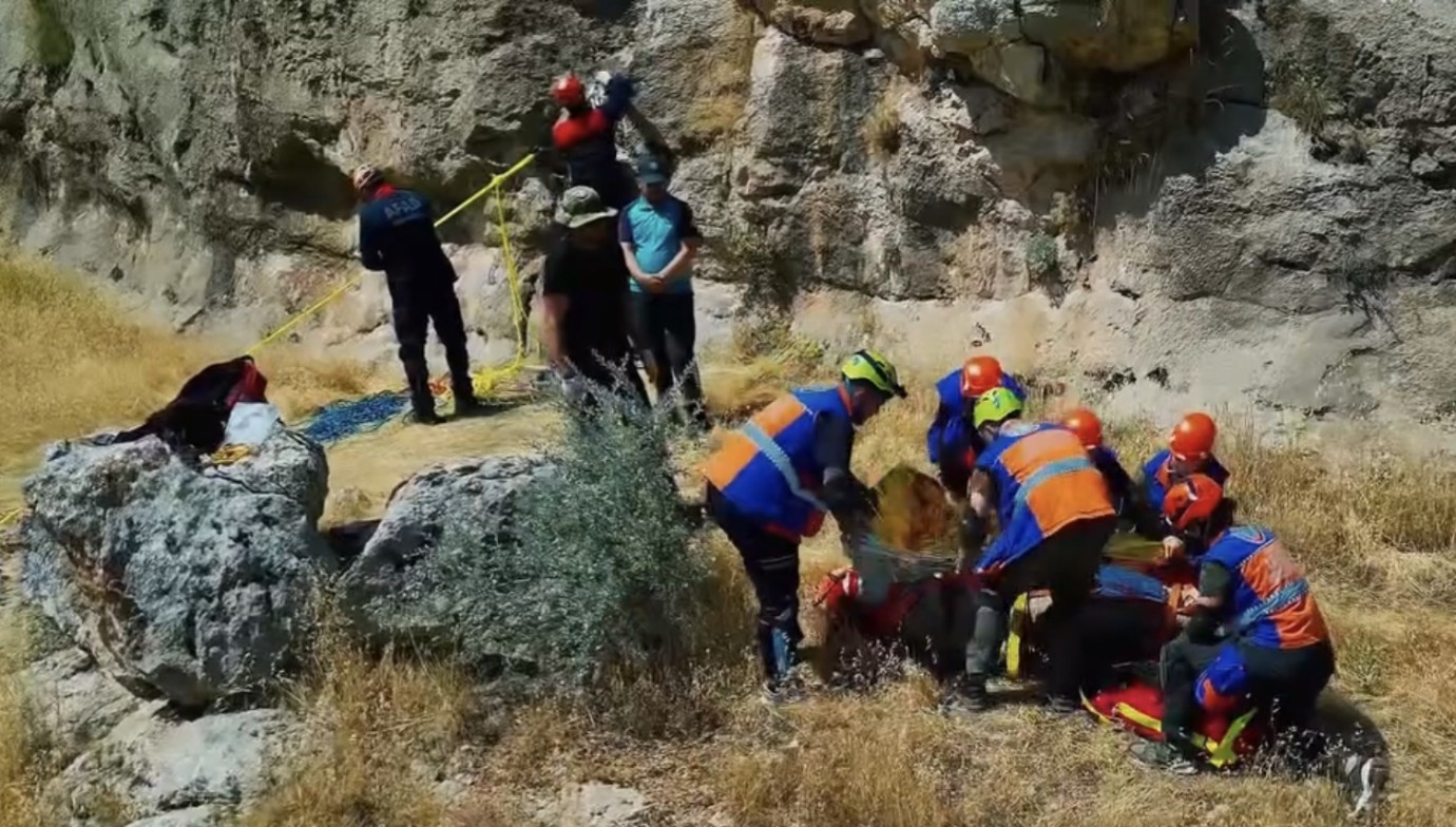 Malatya’da UMKE’den gerçeğini aratmayan tatbikat