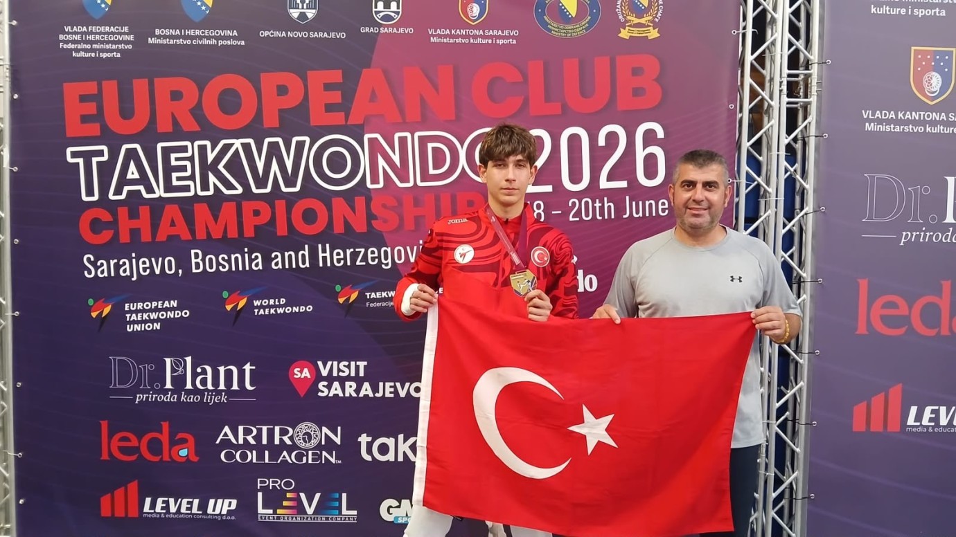 Malatyalı tekvandocu Avrupa şampiyonu oldu
