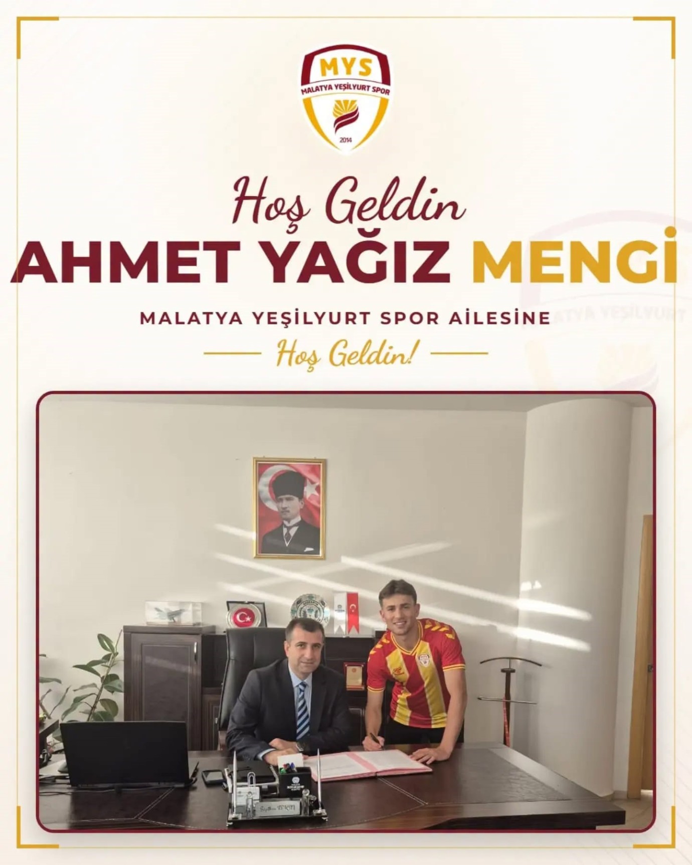 Malatya Yeşilyurt Spor'dan orta sahaya genç takviye