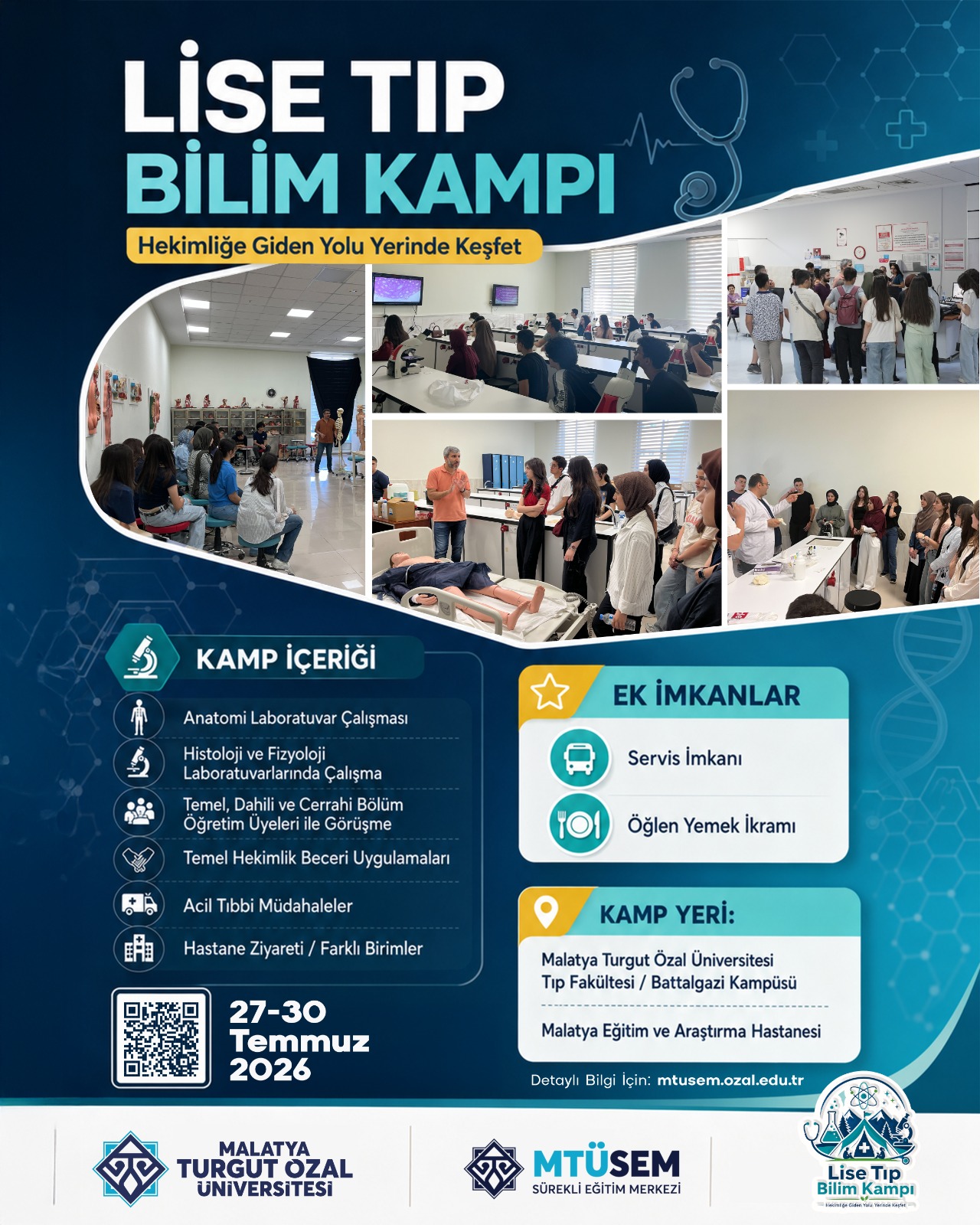 MTÜSEM'den geleceğin doktorlarına bilim kampı