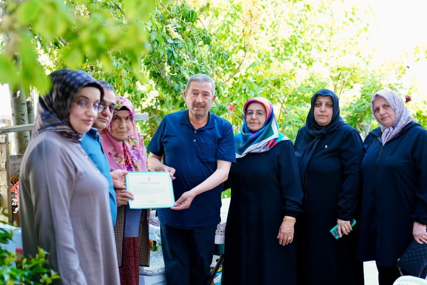 Darende'de gönüllere dokunan ziyaret