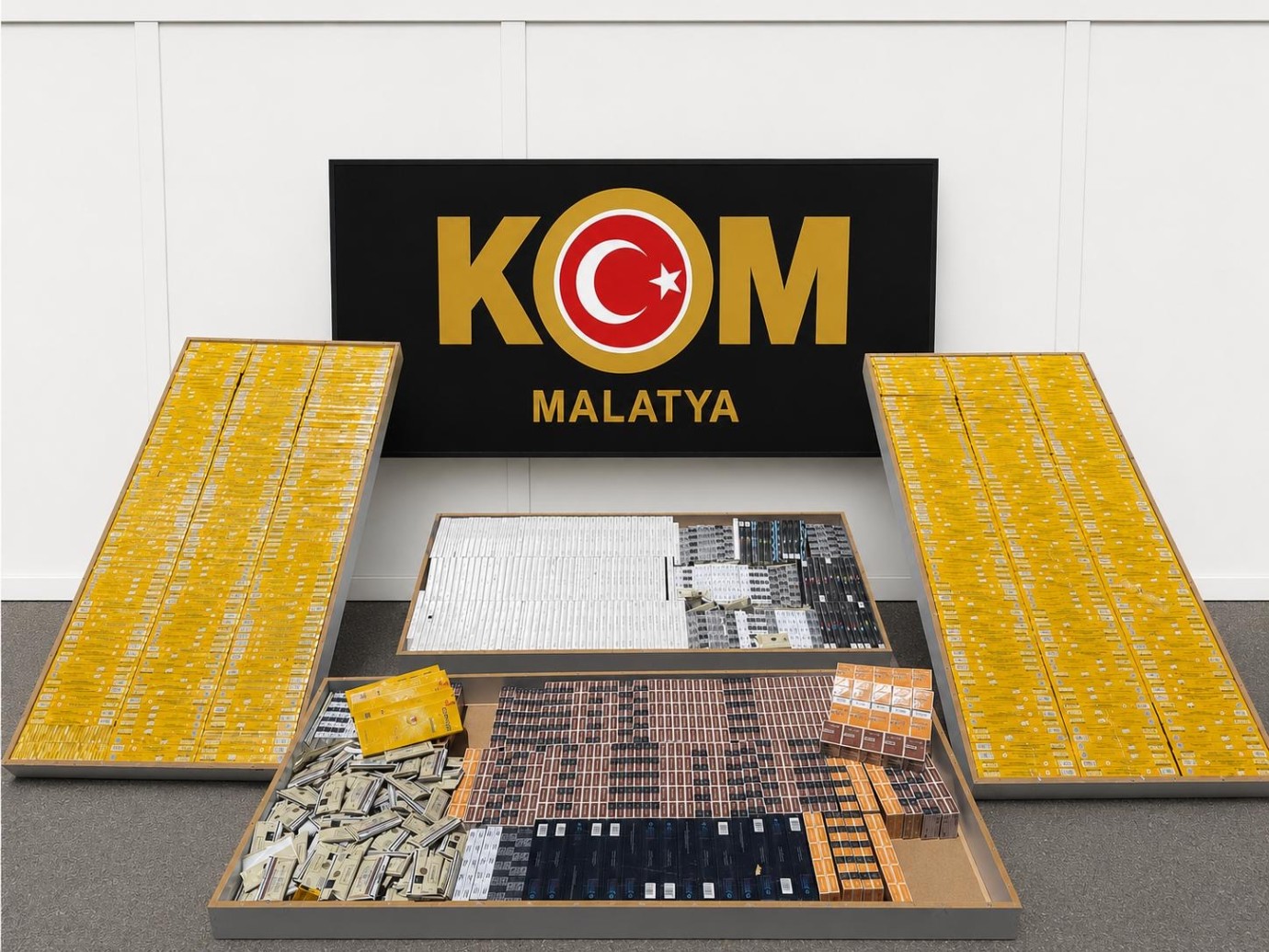 Malatya'da kaçak sigara operasyonu