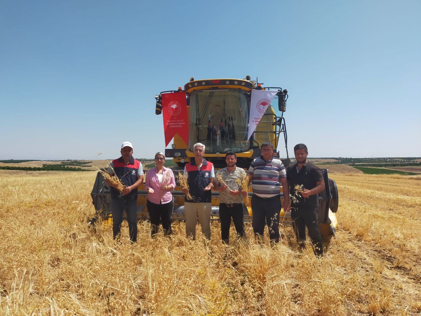 TAKE Projesiyle ekilen nohutlar hasat edildi