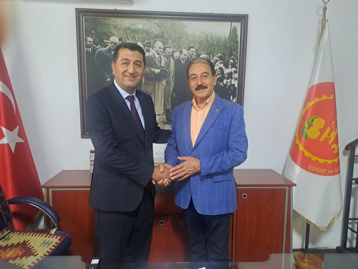MTSO Başkan Adayı Boyraz'dan MESOB'a ziyaret