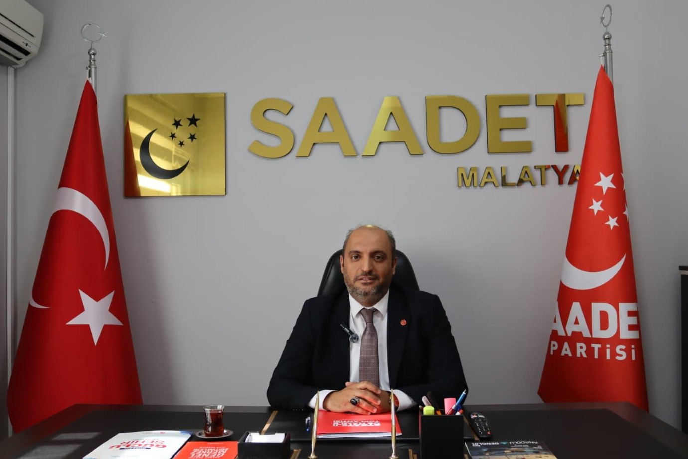 Saadet Partisi'nden Battalgazi Meclisi'nin içkili alan kararına destek