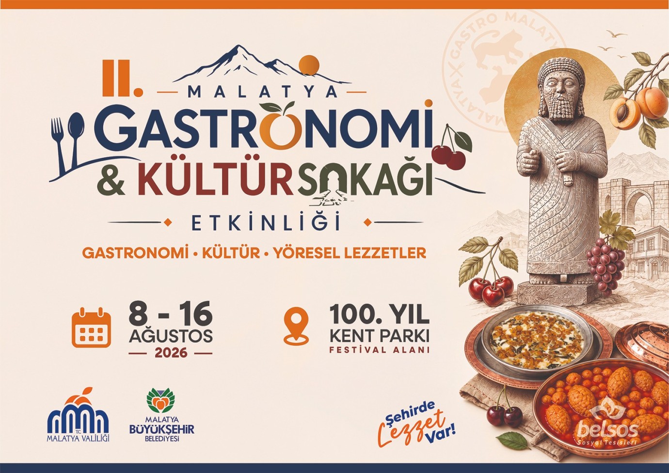 Malatya’da Gastronomi Şöleni başlıyor