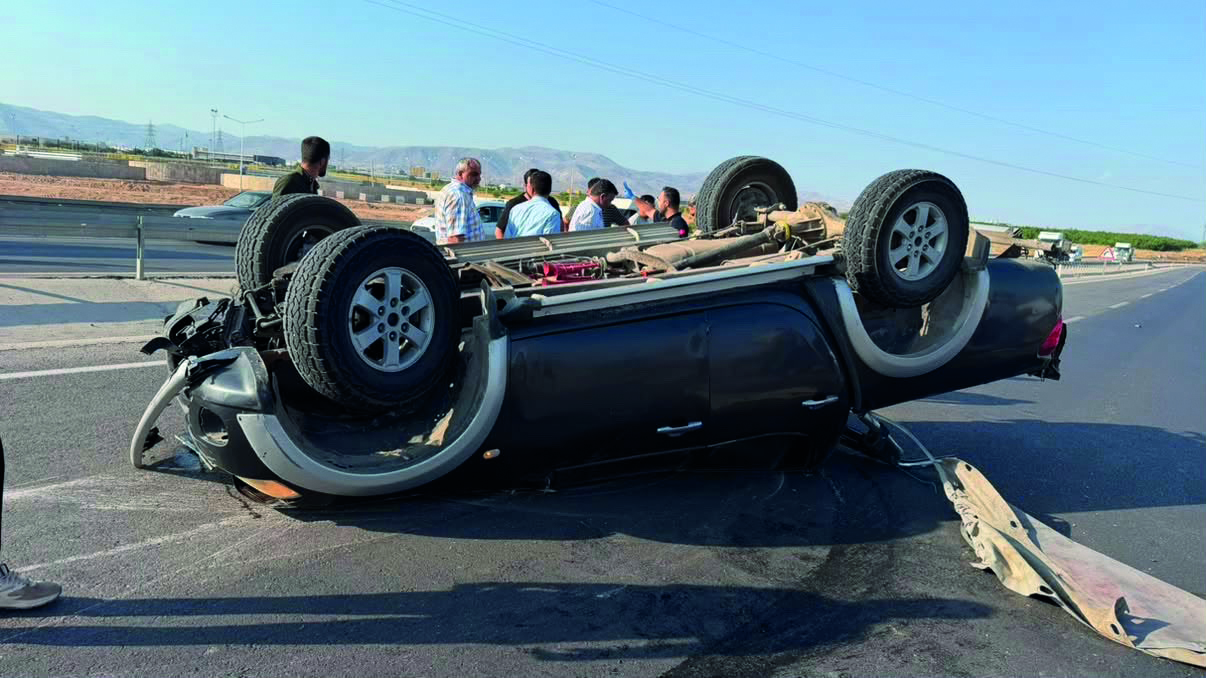 Kuzey Çevre Yolu’nda kaza 2 yaralı