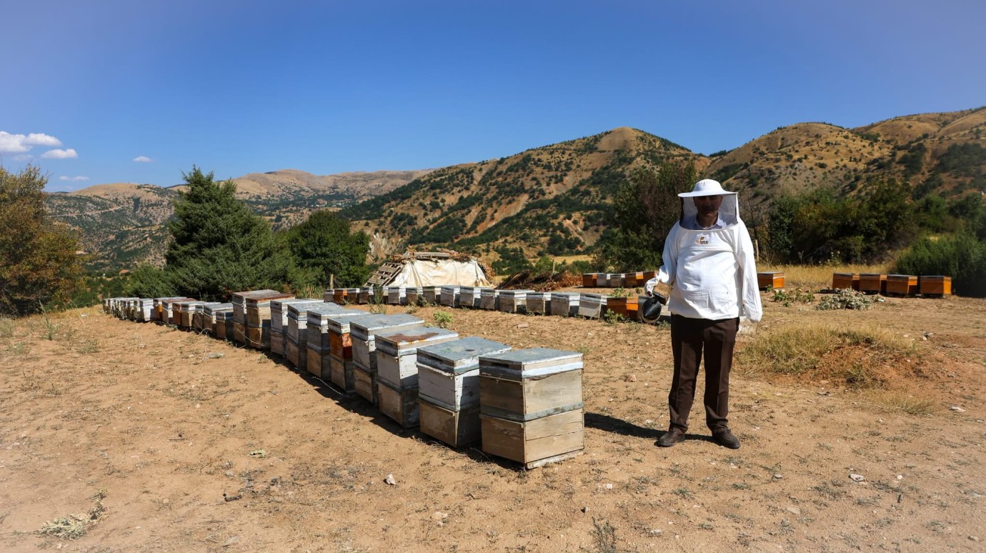 Pütürge’nin zengin florasında bal hasadı başladı