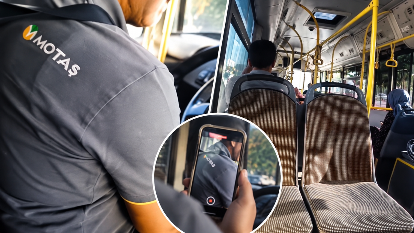 MOTAŞ otobüsünde güzergâh tepkisi