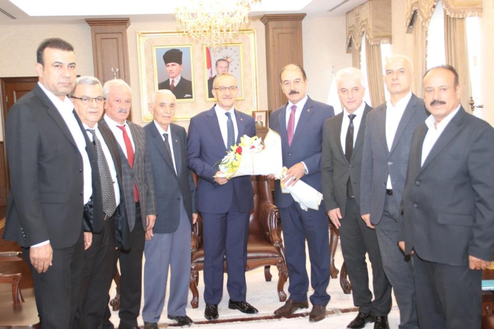 MESOB heyetinden Vali Seddar Yavuz'a 'Ahilik Haftası' ziyareti