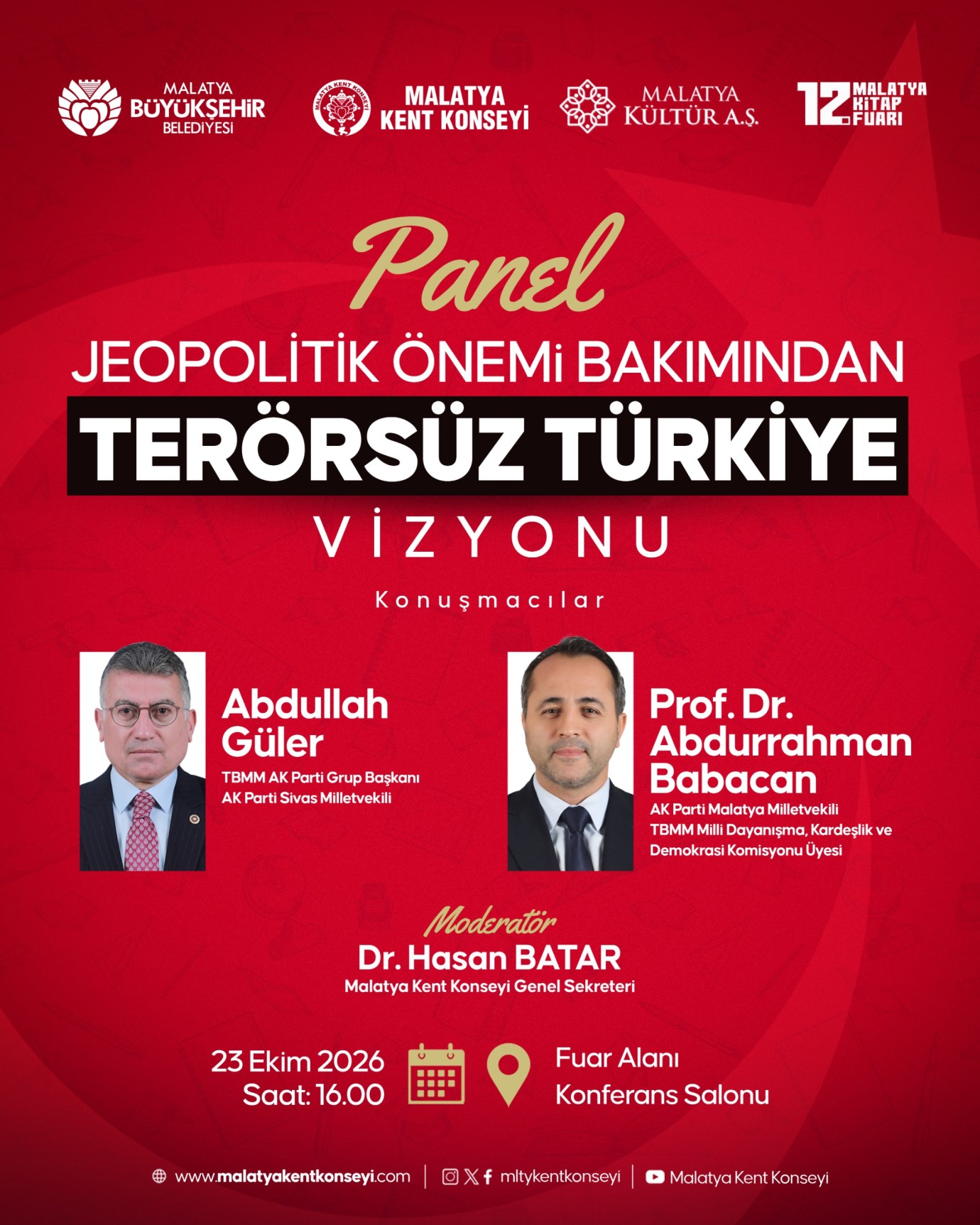 Malatya’da “Terörsüz Türkiye Vizyonu” Paneli