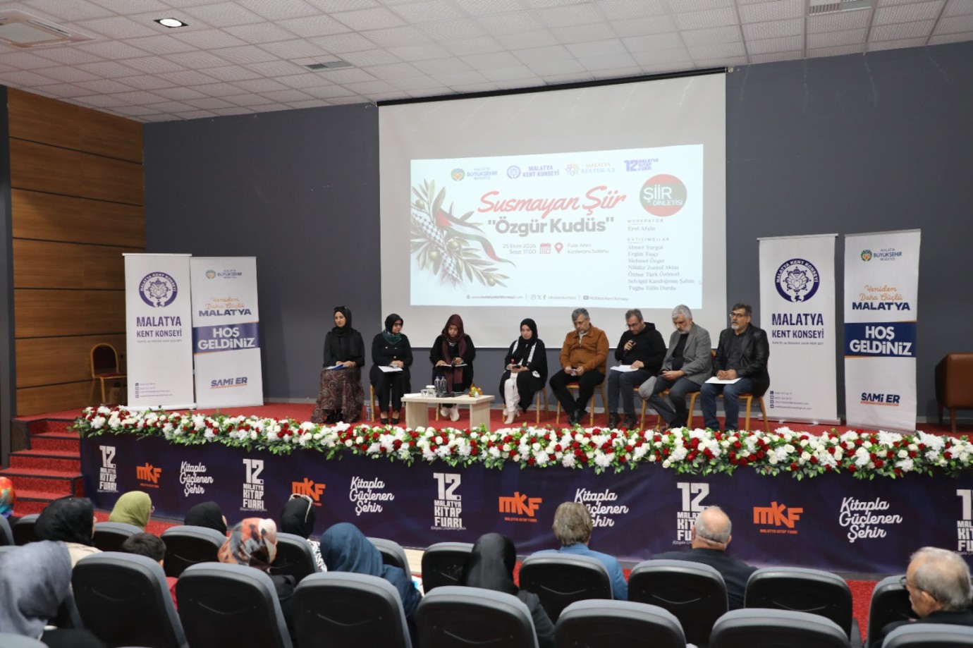 Malatya Kent Konseyi’nden “Susmayan Şiir - Özgür Kudüs” şiir dinletisi