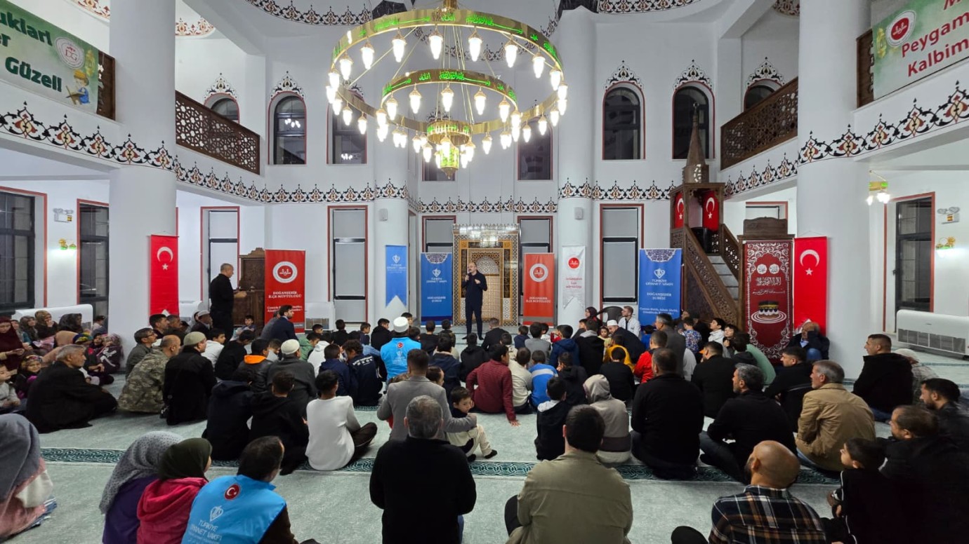 Doğanşehir’de camiler aile buluşmalarına ev sahipliği yapıyor